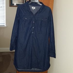 Old Navy Jean Dress sz L
